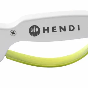 Gecertificeerd HENDI - Messenslijper - Professioneel & Duurzaam - Wit - 140x15x65mm