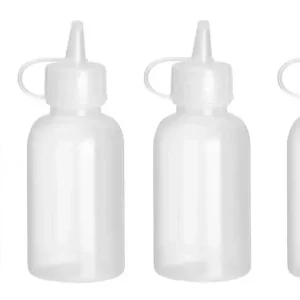 HENDI - Dispenser - Mini saus set Transparant - 4 stuks 0,05L Tijdelijk Beschikbaar