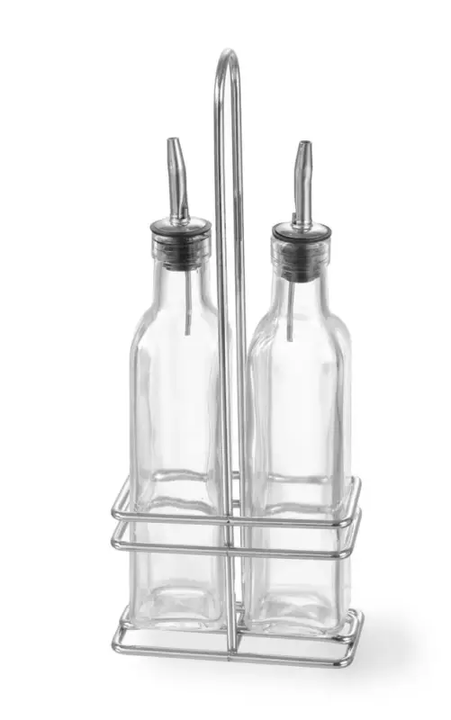 Flitsaanbieding HENDI - Olie en azijn menage - Duurzaam en praktisch - 2x0,237L