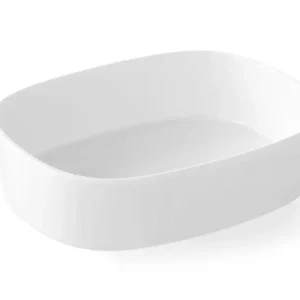HENDI -Ovenschaal afgevlakte cirkel, 245x187x(H)62mm Laatste Versie