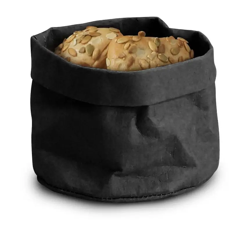 Bestseller HENDI - Papieren broodzakken - Zwart - 170x170x150mm