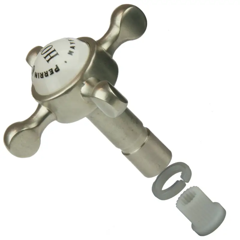 Laatste Versie Perrin & Rowe 1/2" X-Top Hot Nickel Mat Artikelnummer 9.01451PF/HOT