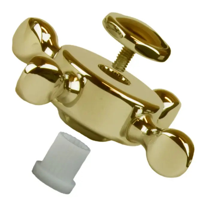 Perrin & Rowe Thermo Shower Mixer Flow X-Top Handle Goud Artikelnummer 9.01561IG Favoriet