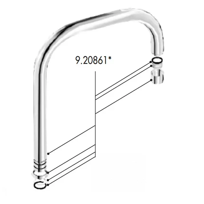 Nu Kopen Perrin &Rowe U Spout Zilver Nickel Artikelnummer 9.20861NI