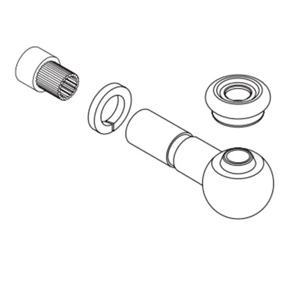 Voordeelprijs Perrin &Rowe Conc. Thermo Shower S/O Spindle Zilver Nickel Artikelnummer 9.21558NI