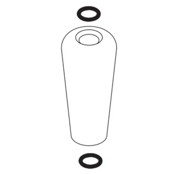 Perrin &Rowe Lever Insert Zilver Nickel Artikelnummer 9.26411NI Premium