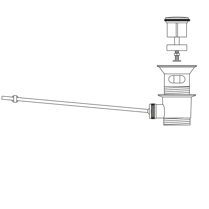 Perrin &Rowe 1 1/4" Pop up Waste Chroom Artikelnummer 9.26700CP Gratis Retour