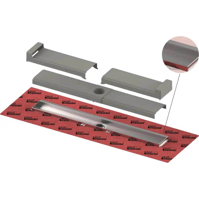 TECEdrainline - Evo-douchegoot met wandtegelafdekking, 1200 mm Hoge Kwaliteit