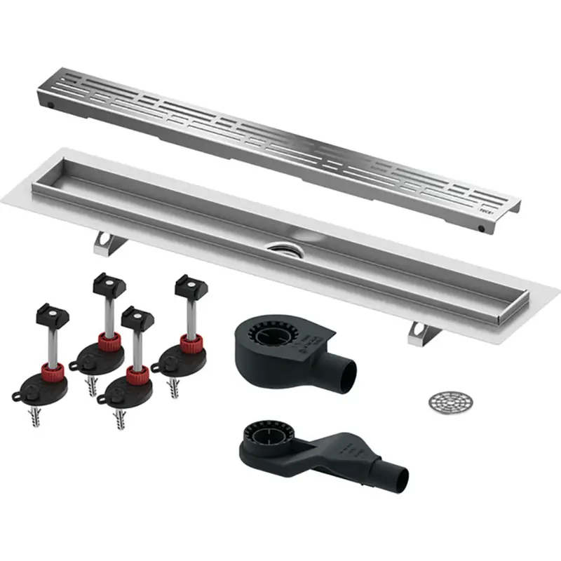 TECEdrainline douchegotenset, met twee afvoeren 900 mm Aanbieding