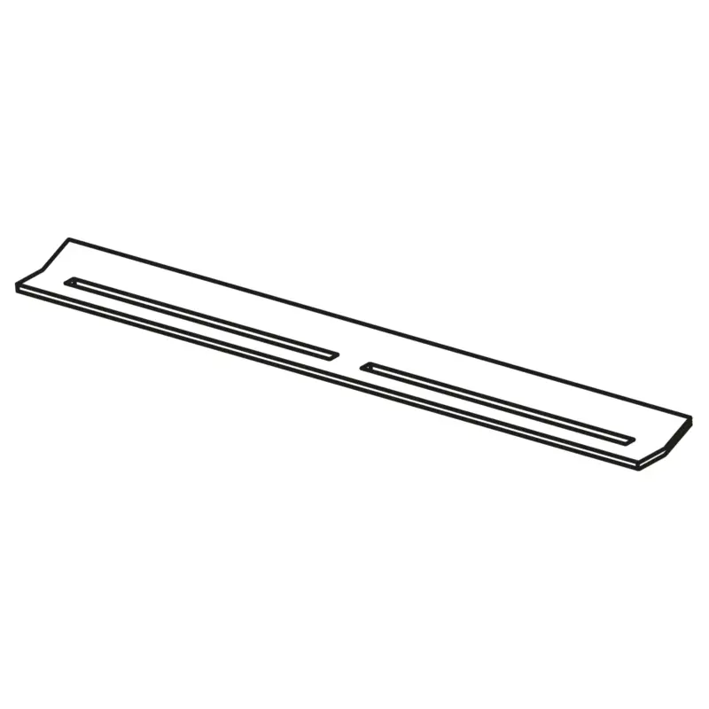 Snelle Levering TECEdrainprofile profieldeksel geborsteld RVS, zwart, voor 800-1000 mm