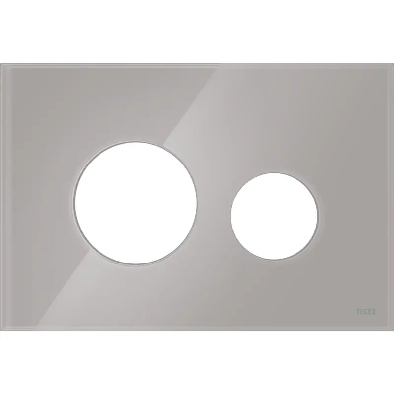 Beste Prijs TECEloop frontplaat voor WC-bedieningsplaat, glas titanium