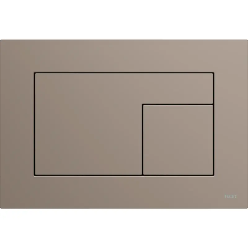 TECEvelvet WC-bedieningsplaat voor duospoeltechniek Castoro Ottawa / Beige-bruin Beperkte Voorraad