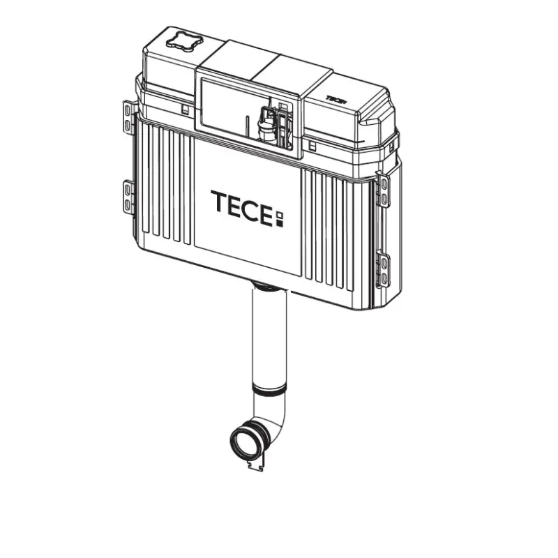 Weekendaanbieding TECE Los Reservoir gedeelte tbv 1120 mm, frontbediening compleet