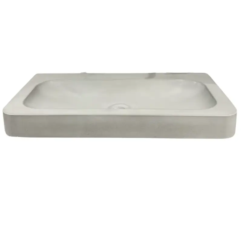 Meglio Velluto Wastafel 80x45x9 Chiaro Beton Naturel Goedkoop