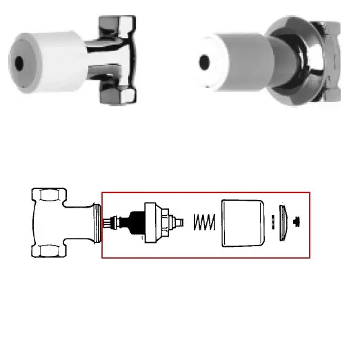 Aqua bovendeel voor (inbouw) douchekraan 3/4 / DN20 2000 10 32 Actieprijs