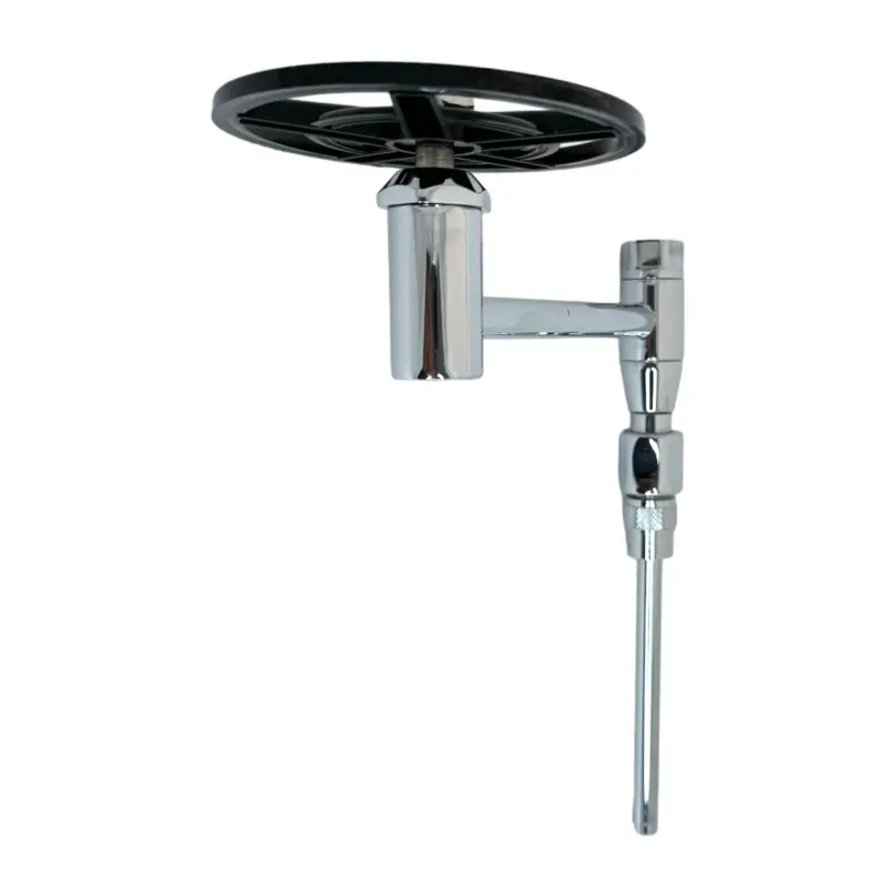 Beverage Equipment Spoelschijf / glazenspoeler Duo Kunststof tbv 3/8 barkraan aansluiting met onderspoelpijpje Chroom Shop Nu