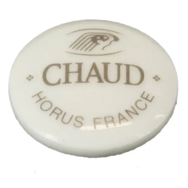 Korting Horus los porselein indicatie plaatje Chaud tbv Regatta 19101 / Victoria 19141 (rond 22.5mm) Art. 92.031