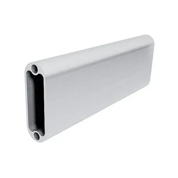 Ovalen baar - 73x25mm - geanodiseerd alu - 3mtr/lng Laatste Kans