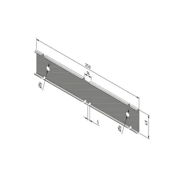 Draadgoot koppelplaat clips 60mm - sendzimir Merkproduct