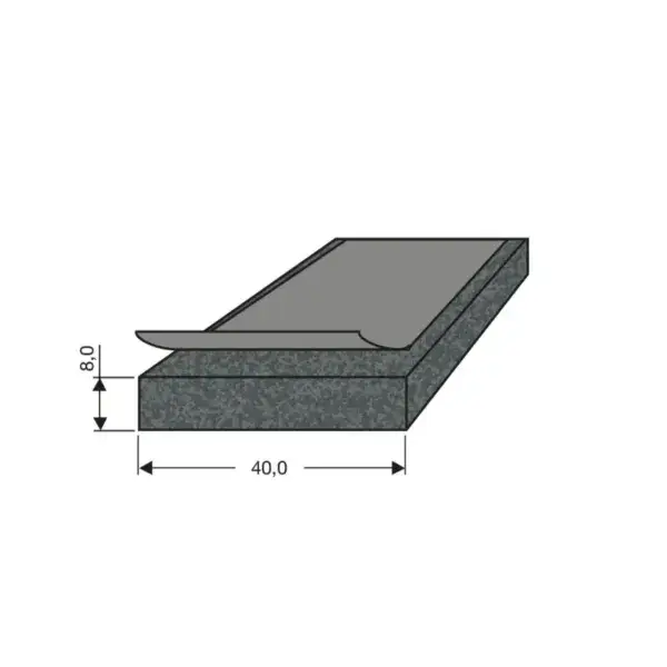Aanbieding Celrubber eenzijdig zelfklevend - 40x8mm - 10mtr/rol