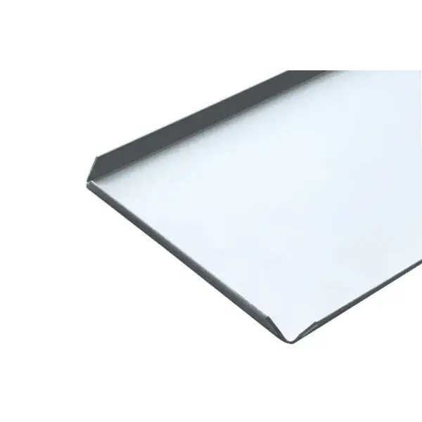 Presentatieplateau geanodiseerd alum. - dubbele boord - 700x100mm Flitsaanbieding