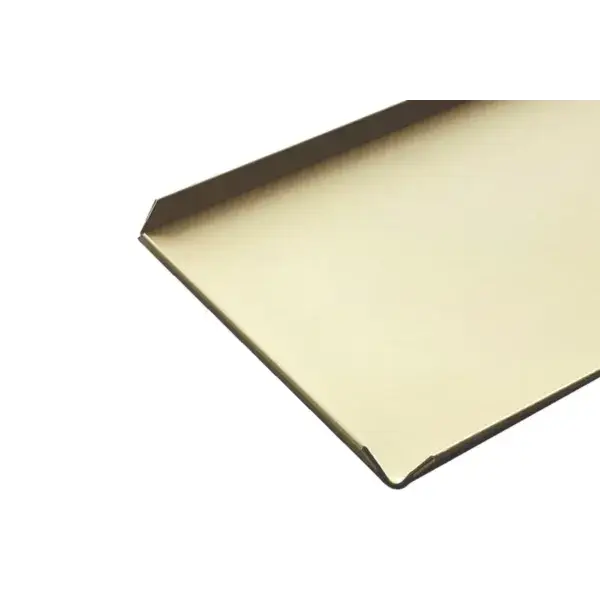 Presentatieplateau geanodiseerd alum. - dubbele boord - 230x170mm Veilige Betaling