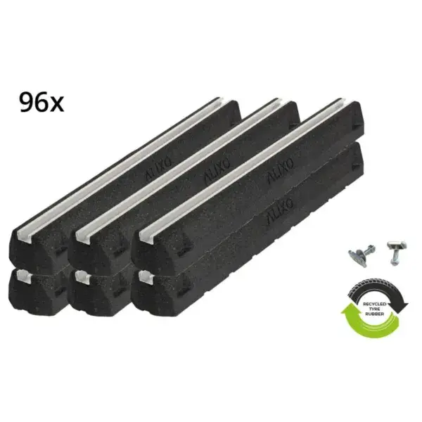1 pallet alixo foot 1000mm - 96 sokkels incl inlegmoeren m8x30 Actieprijs
