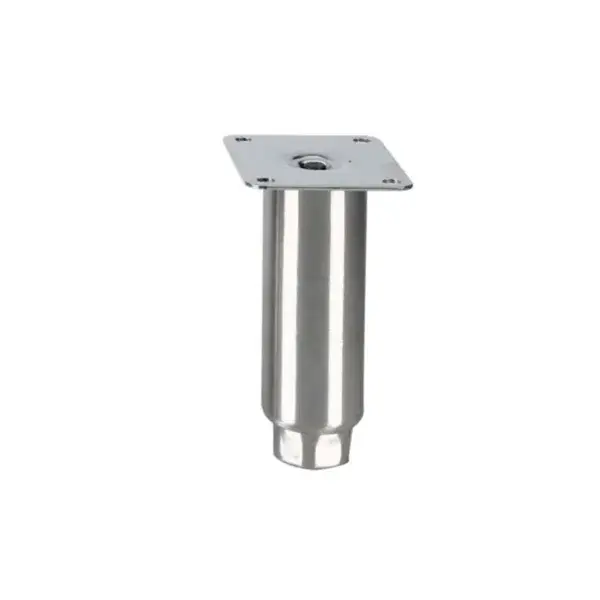 Laatste Versie Rvs stelpoot topline - 150 mmh - � buis 50mm - met bevestigingsplaat