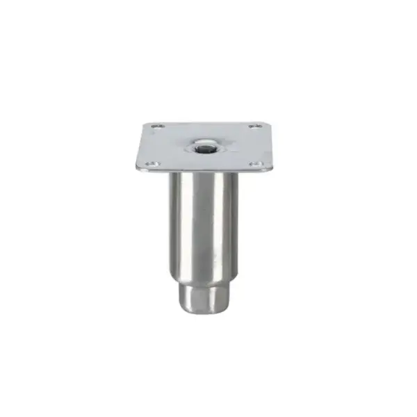 Actieprijs Rvs stelpoot topline - 100mmh - - � buis : 41mm - met bevestigingsplaatje