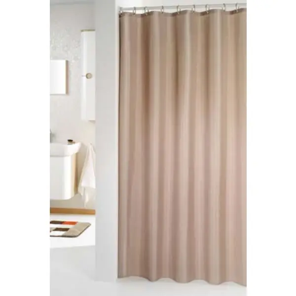 Koop Vandaag Douchegordijn madeira 120 x 200 cm polyester beige
