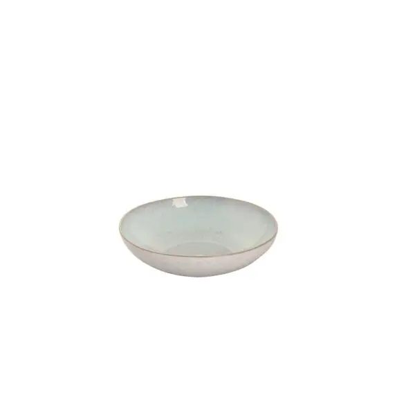 Bord diep light blue sea 22 cm blauw wit Exclusieve Aanbieding