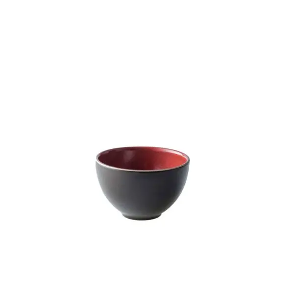 Schaal lava 10 cm bruin rood Gratis Retour