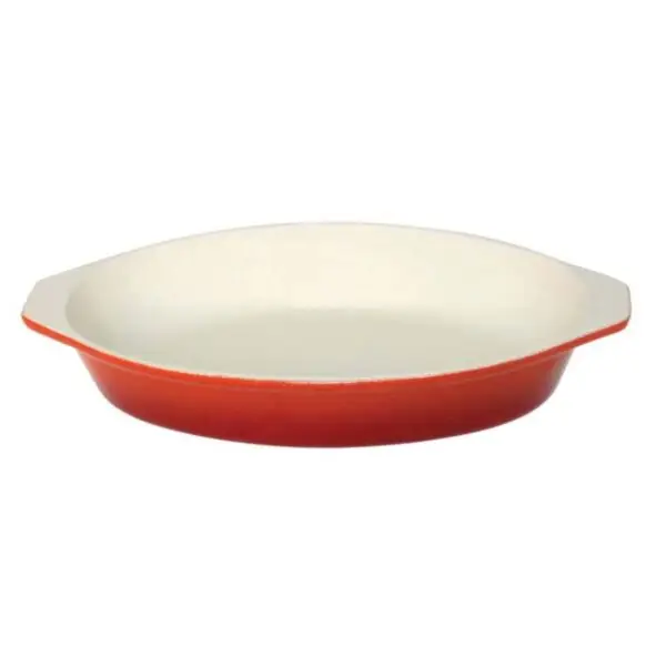 Beste Prijs Ovenschaal 21 x 14.5 x 4.5 cm oranje