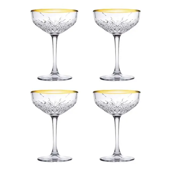Champagnecoupe timeless 25.5 cl goud Gratis Retour
