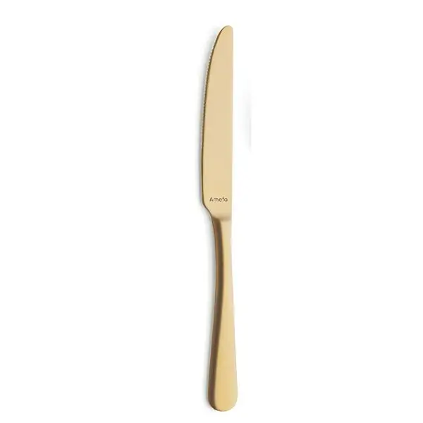 Tafelmes 1410 austin 23.6 cm 13/0 18/0 goud Gratis Retour