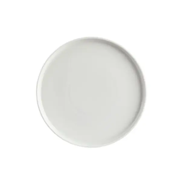 Koop Online Bord met rand helix white 27 cm wit