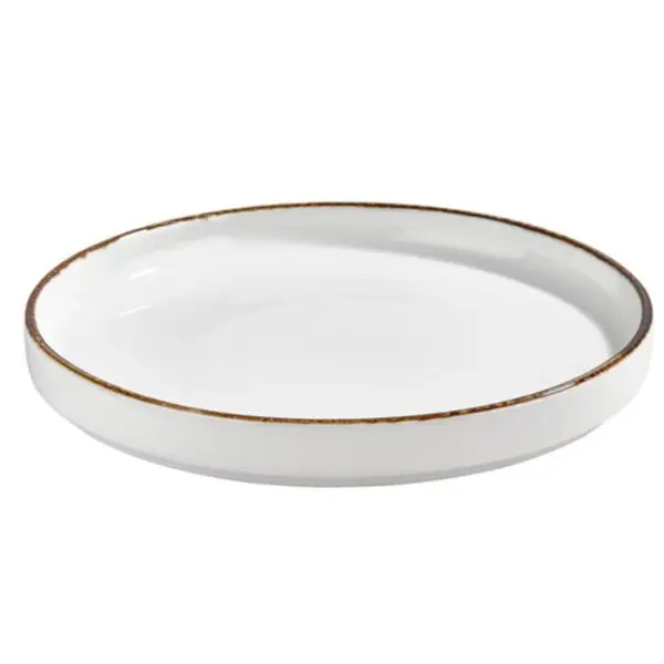 Betrouwbaar Bord helix gleam 16 cm créme bruin