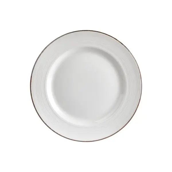 Bord helix gleam 21 cm créme bruin Exclusieve Aanbieding
