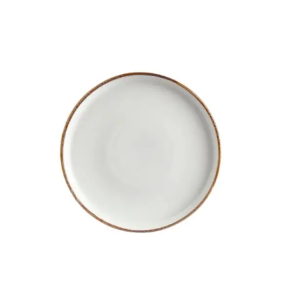 Bord helix gleam 23 cm créme bruin Aanbieding