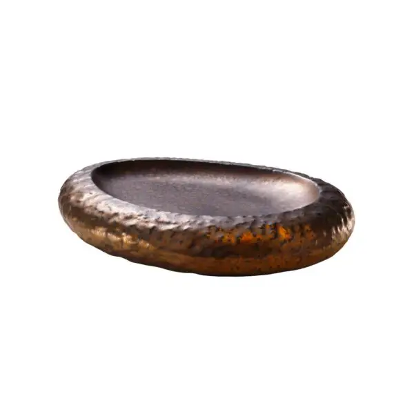 Bord calcaire 30 x 25 cm brons Meest Verkocht