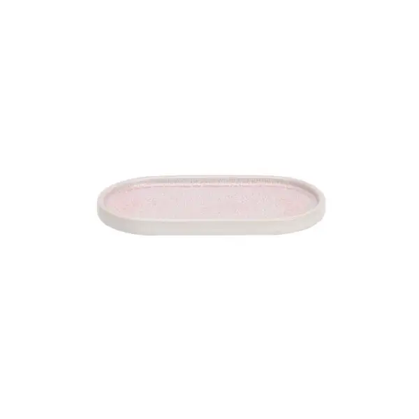 Bord ovaal coco 20.5 x 11.5 cm roze Veilige Betaling