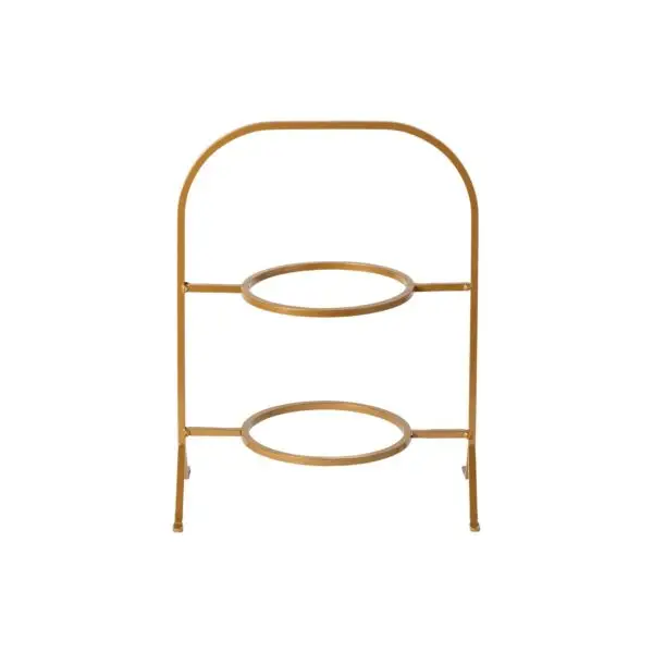 Etagere marrakesh 24 cm 2-laags goud Direct Beschikbaar
