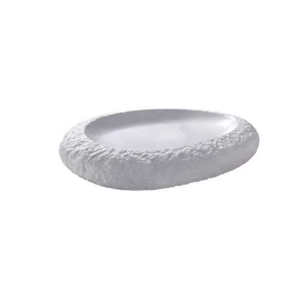 Fabrieksprijs Bord calcaire 30 x 25 cm wit