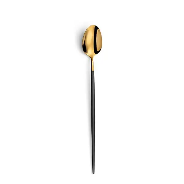 Sorbetlepel 1114 soprano 20 cm 18/0 zwart goud Gratis Retour