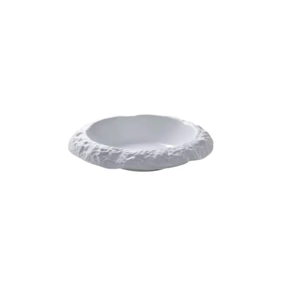 Bord diep calcaire 21.5 cm wit Laatste Kans