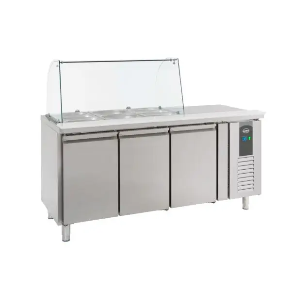 Koelwerkbank glasopstand 3 drs Must-Have