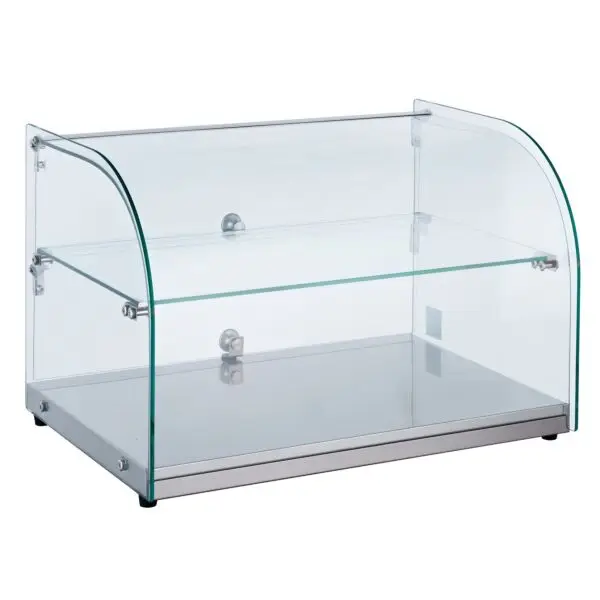 Neutraal vitrine rond 45l Gratis Retour