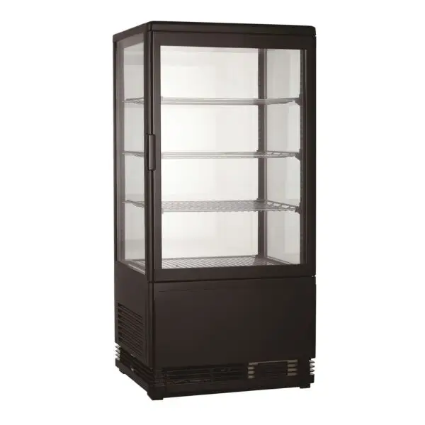 Fabrieksprijs Koelvitrine 68l zwart