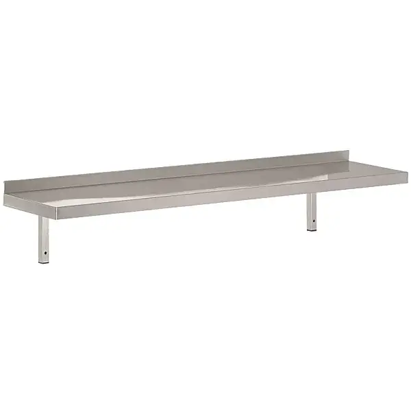 Superprijs 400 rvs wandschap 1600 incl. konsoles