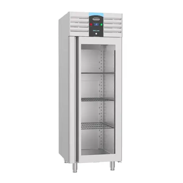 Gereduceerde Prijs Koelkast rvs glasdeur mono block 700 ltr